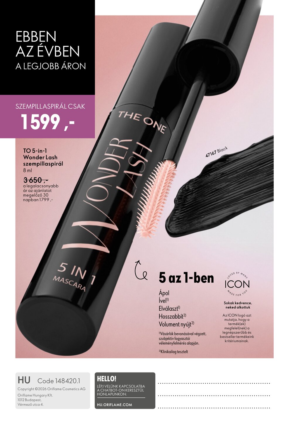 Oriflame akciós újság 2026.05.06-tól - 164. oldal.