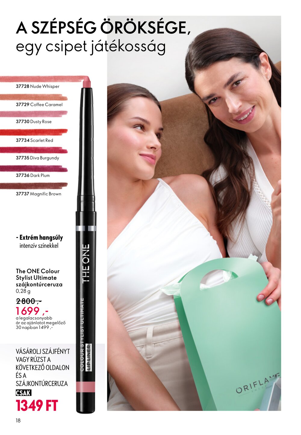 Oriflame akciós újság 2026.05.06-tól - 18. oldal.