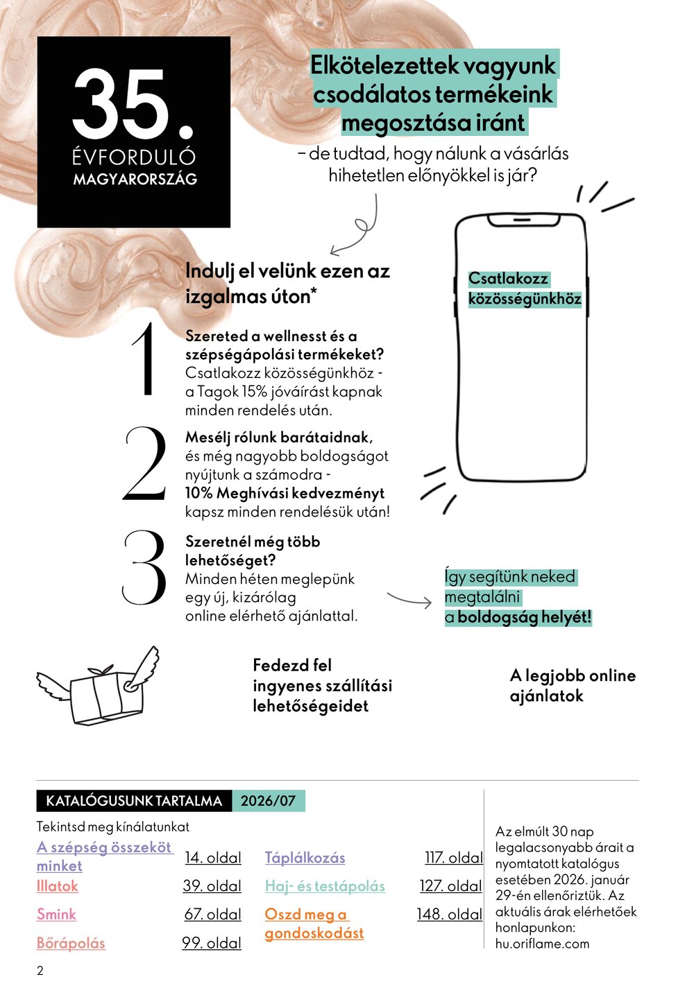 Oriflame akciós újság 2026.05.06-tól - 2. oldal.