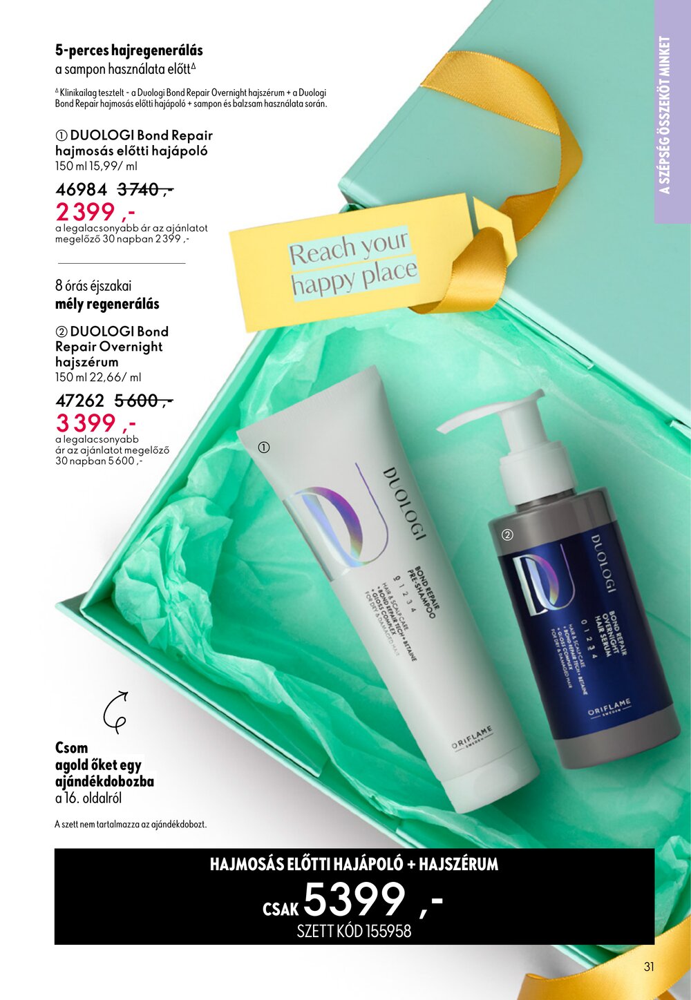 Oriflame akciós újság 2026.05.06-tól - 31. oldal.