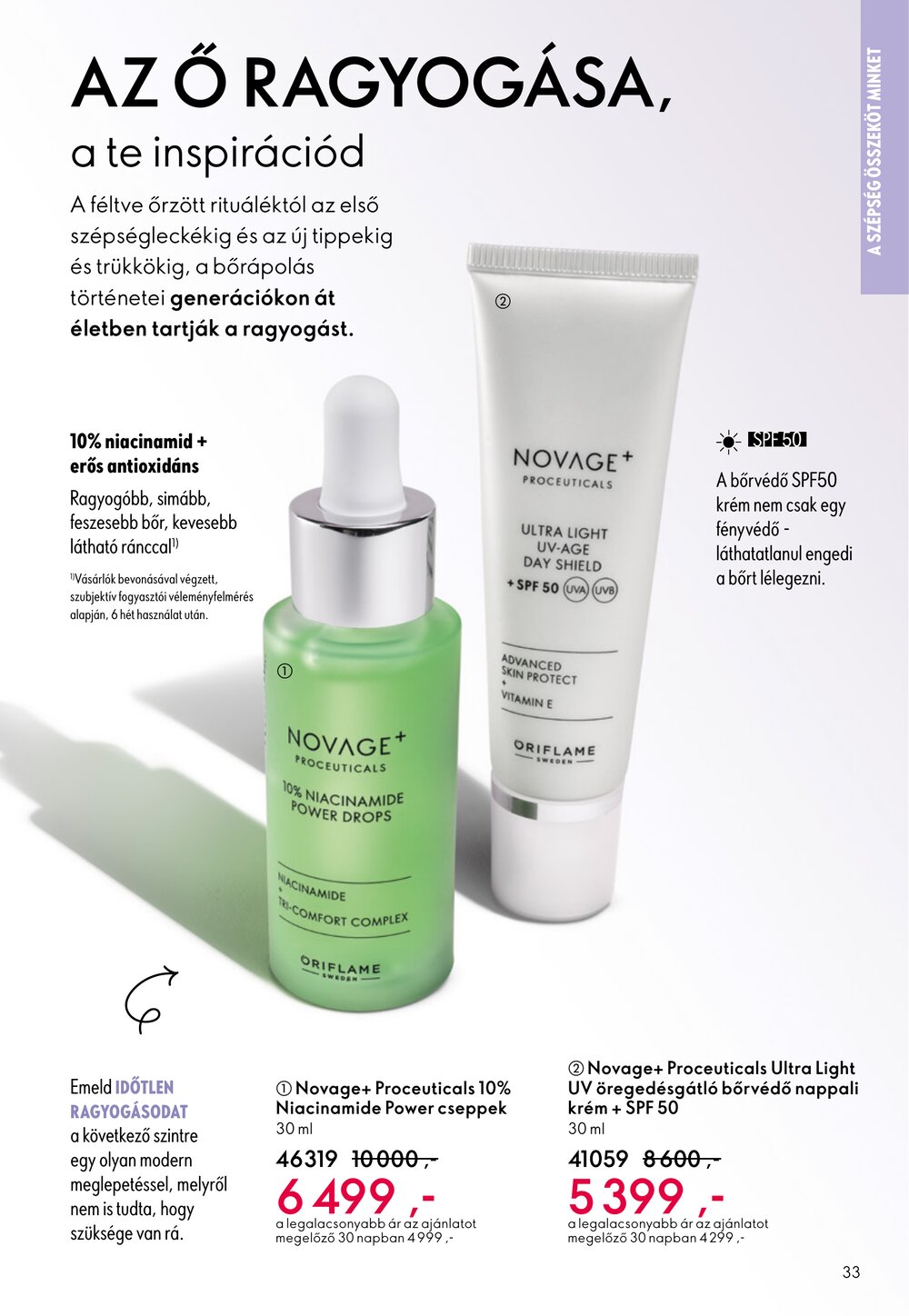 Oriflame akciós újság 2026.05.06-tól - 33. oldal.