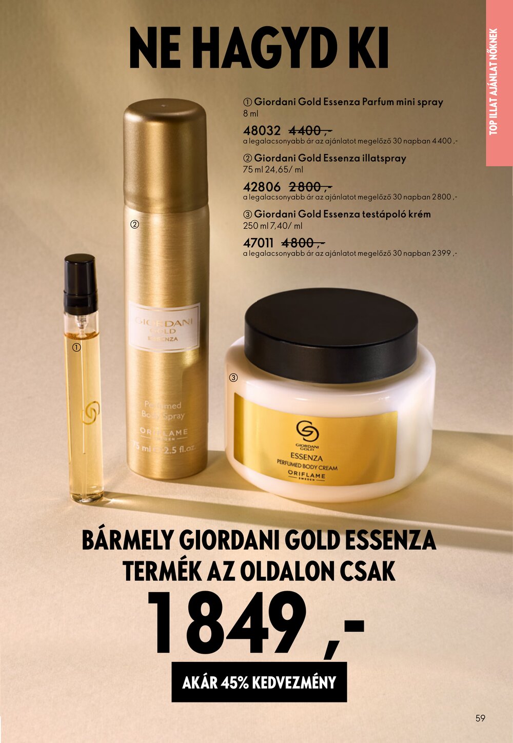 Oriflame akciós újság 2026.05.06-tól - 59. oldal.
