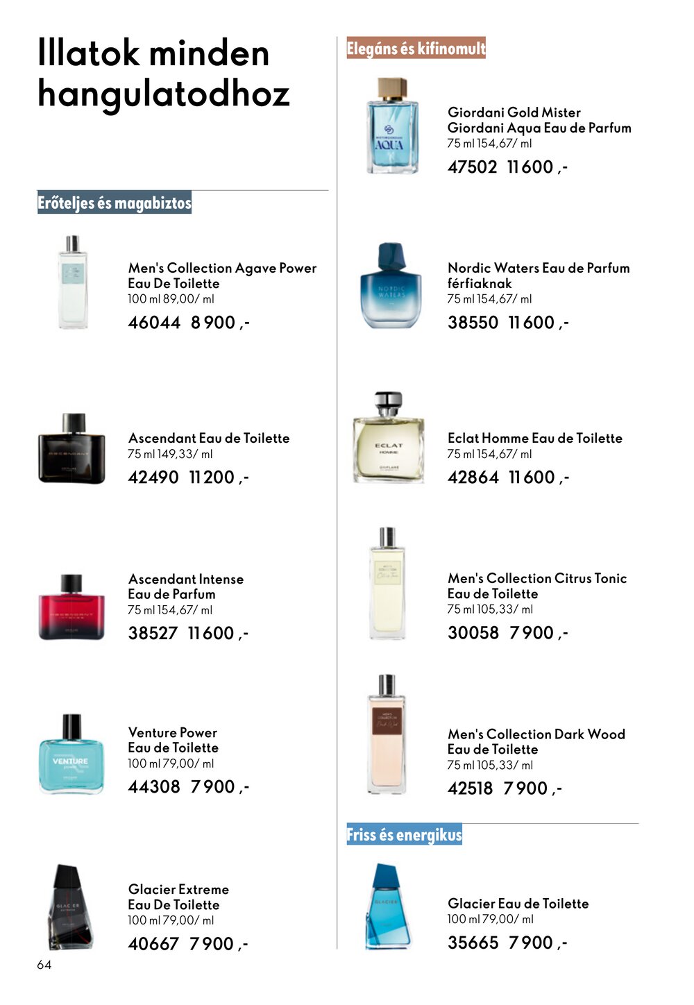 Oriflame akciós újság 2026.05.06-tól - 64. oldal.