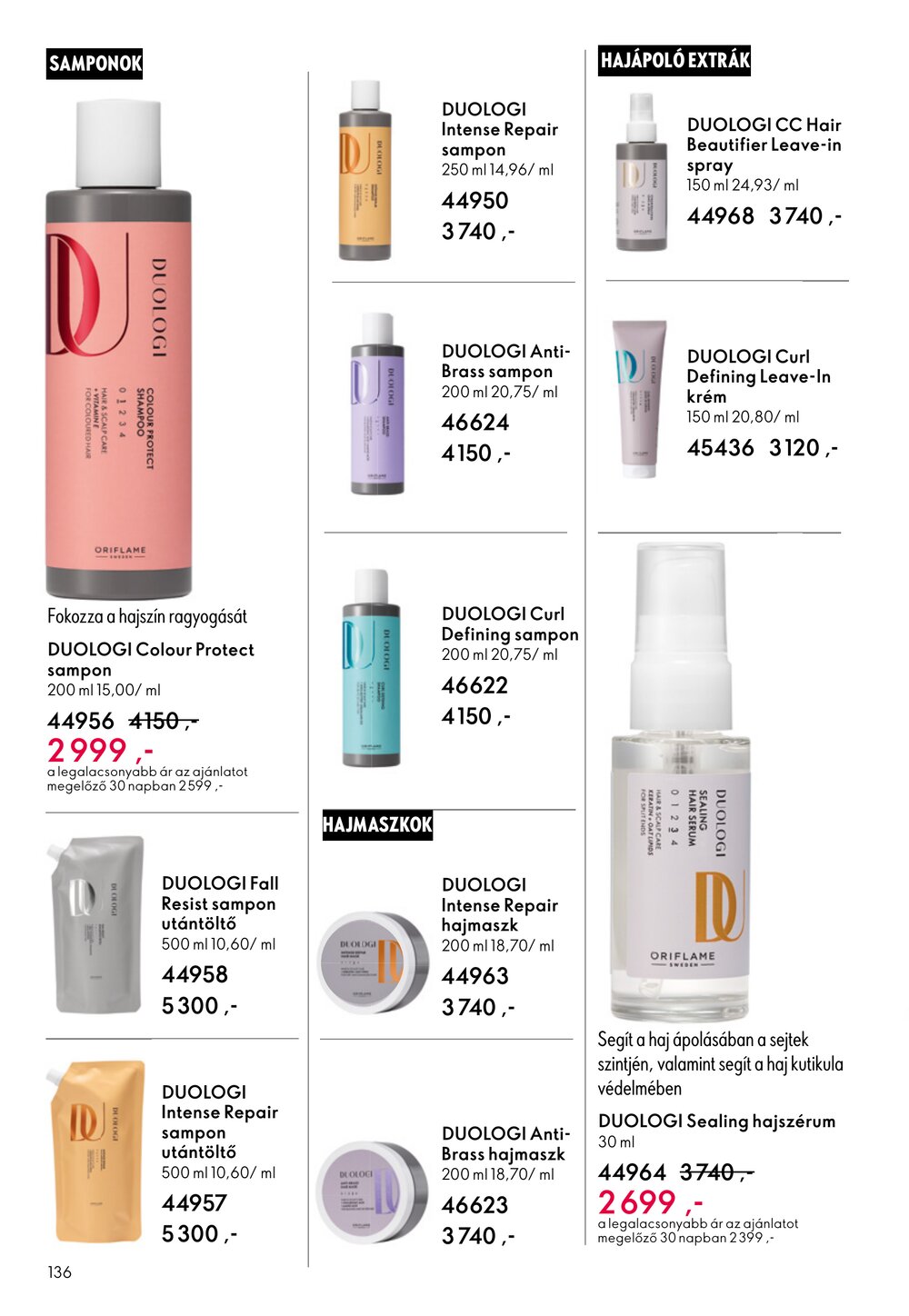 Oriflame akciós újság 2026.05.06-tól - 136. oldal.
