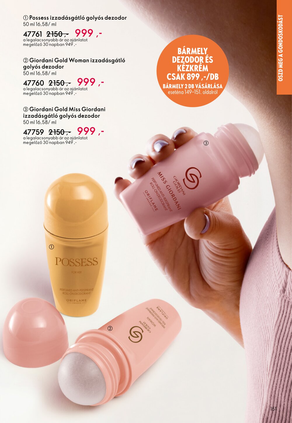 Oriflame akciós újság 2026.05.06-tól - 151. oldal.