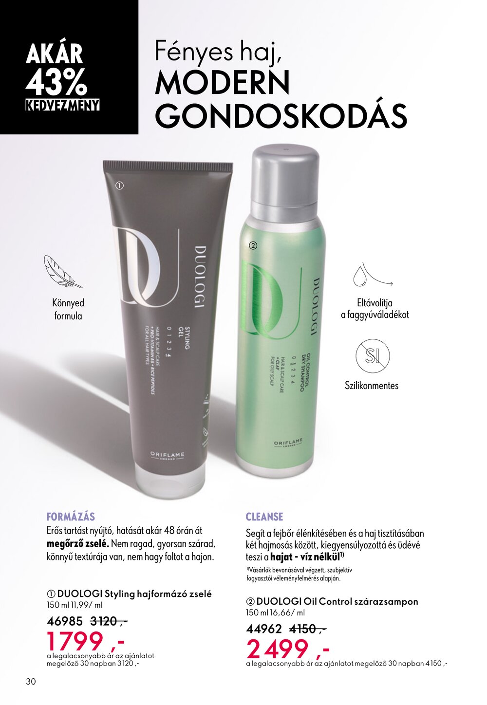 Oriflame akciós újság 2026.05.06-tól - 30. oldal.