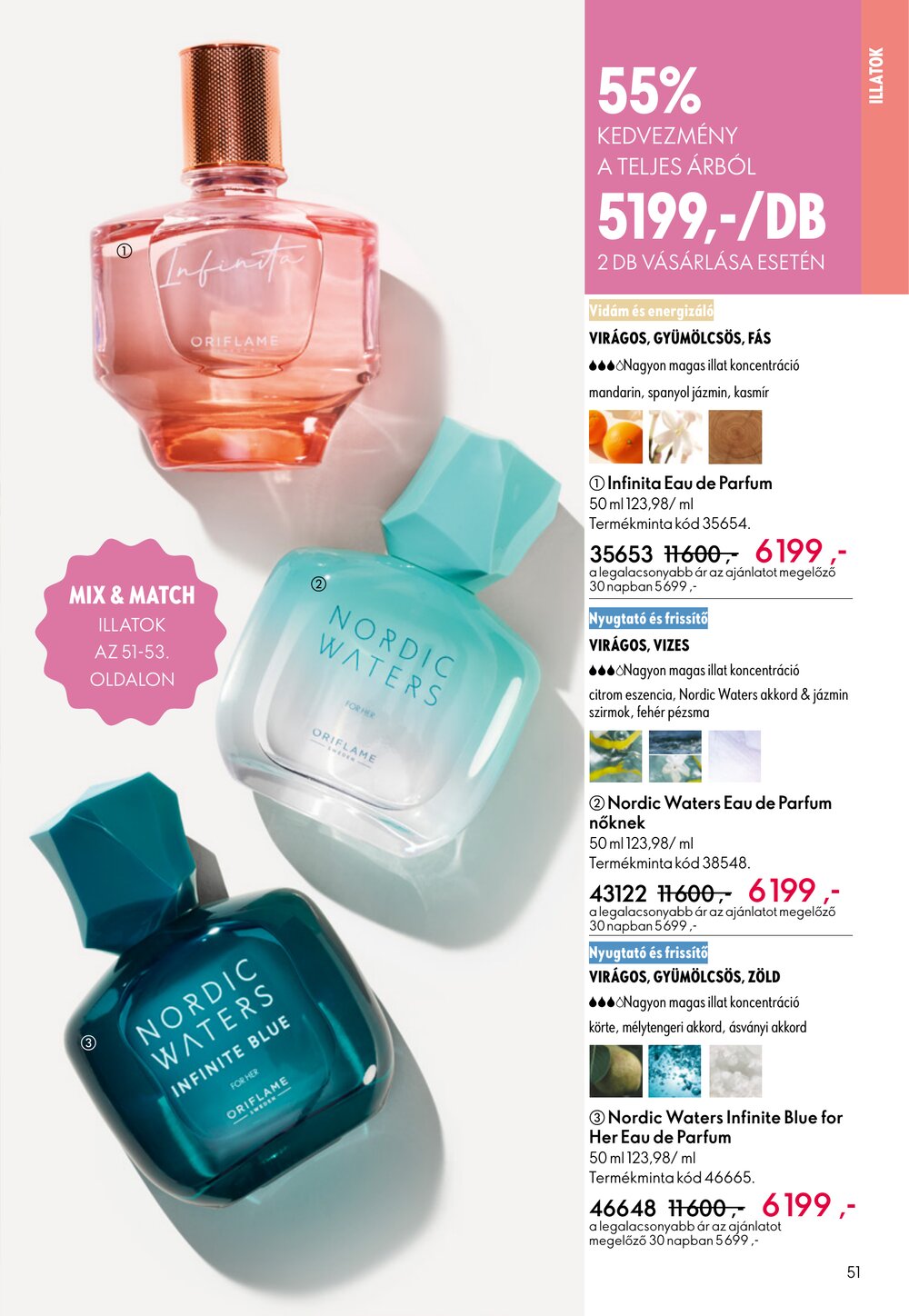 Oriflame akciós újság 2026.05.06-tól - 51. oldal.