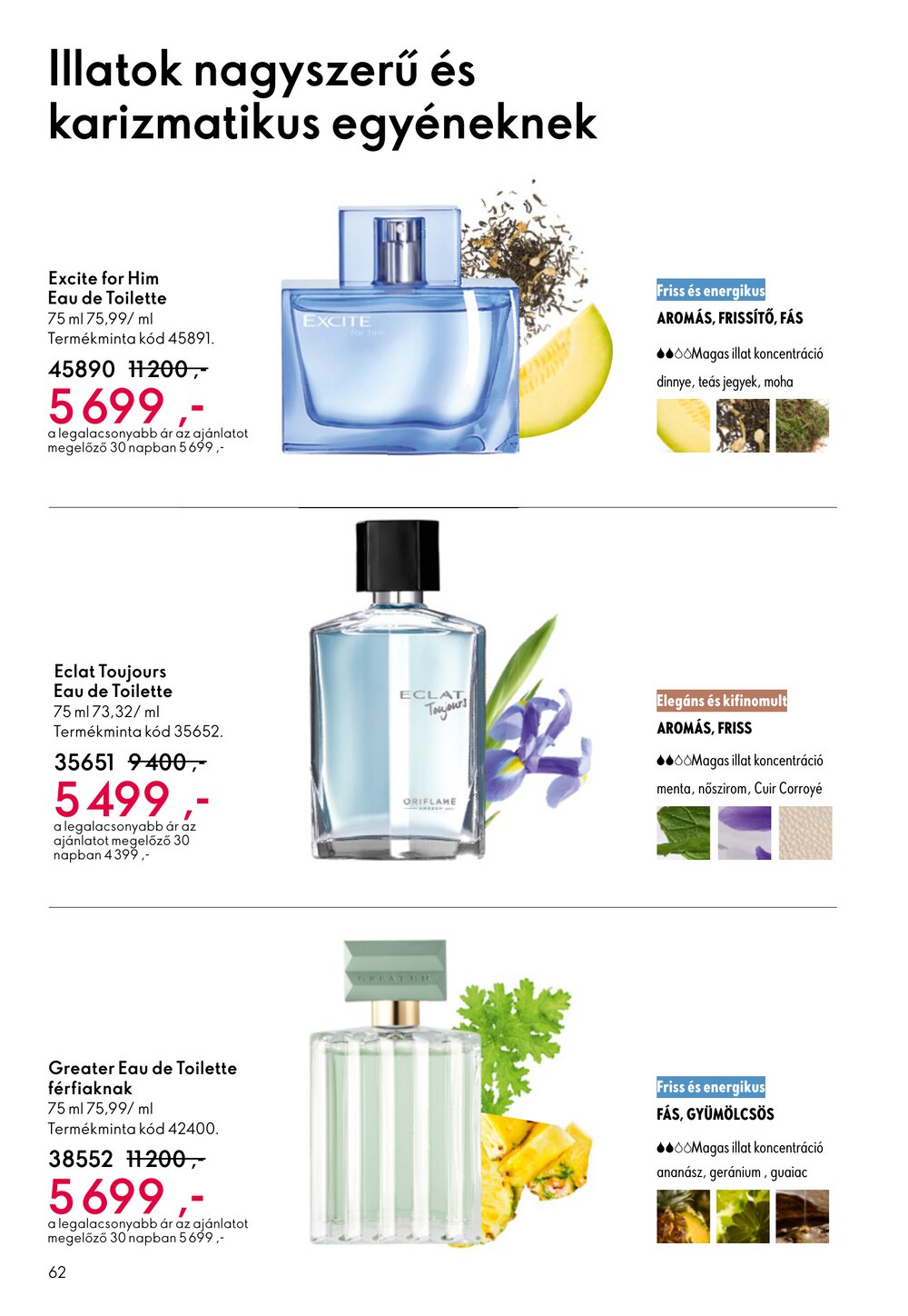 Oriflame akciós újság 2026.05.06-tól - 62. oldal.