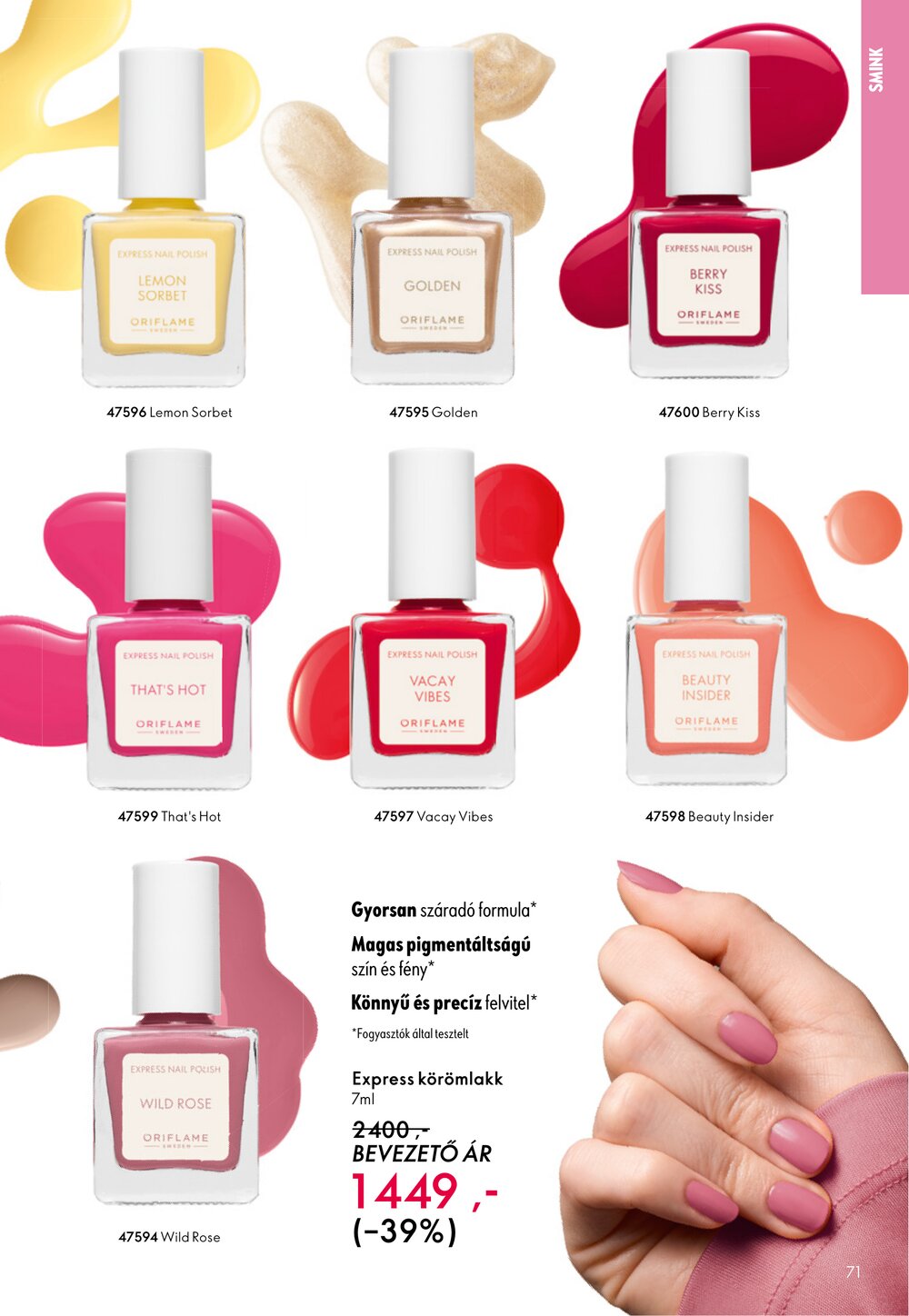 Oriflame akciós újság 2026.05.06-tól - 71. oldal.