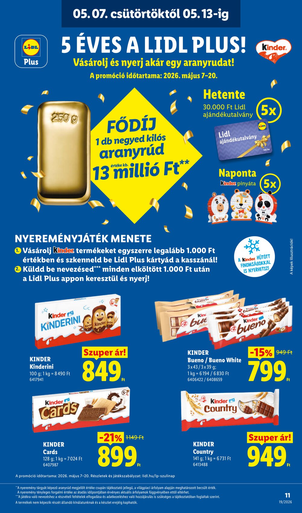 Lidl akciós újság 2026.05.07-től - 11. oldal.