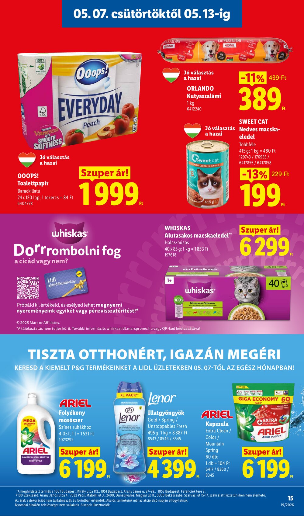 Lidl akciós újság 2026.05.07-től - 15. oldal.