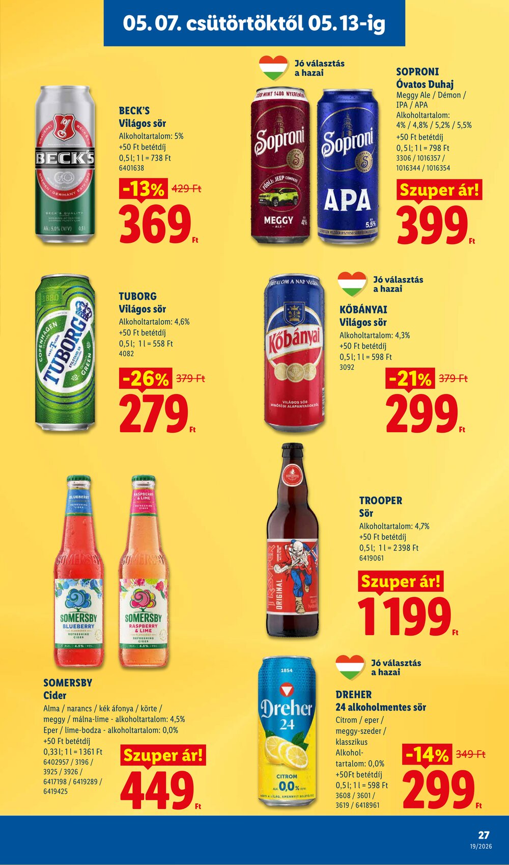 Lidl akciós újság 2026.05.07-től - 27. oldal.