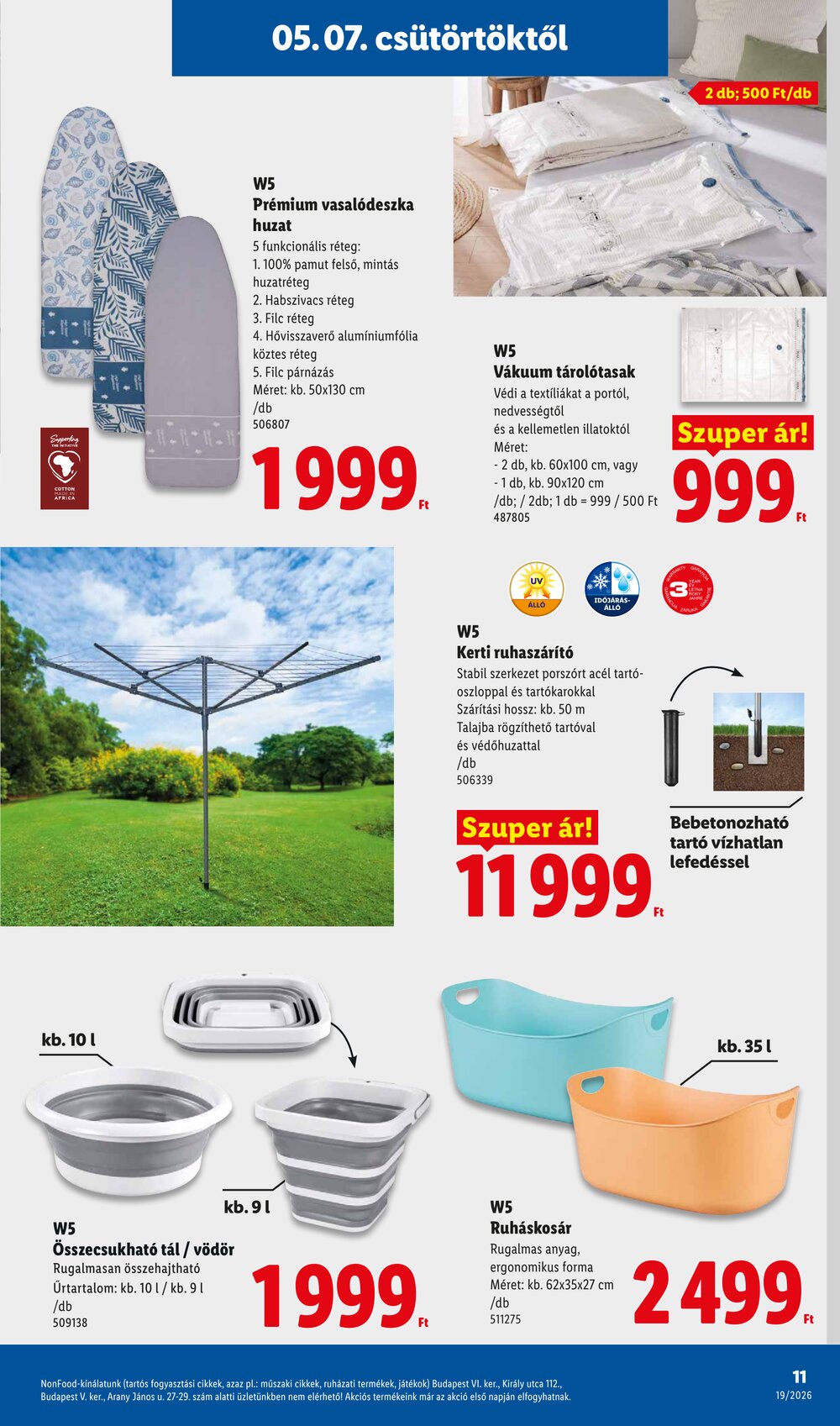 Lidl akciós újság 2026.05.07-től - 11. oldal.