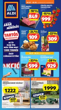 Aldi akciós újság 2026.05.07-től