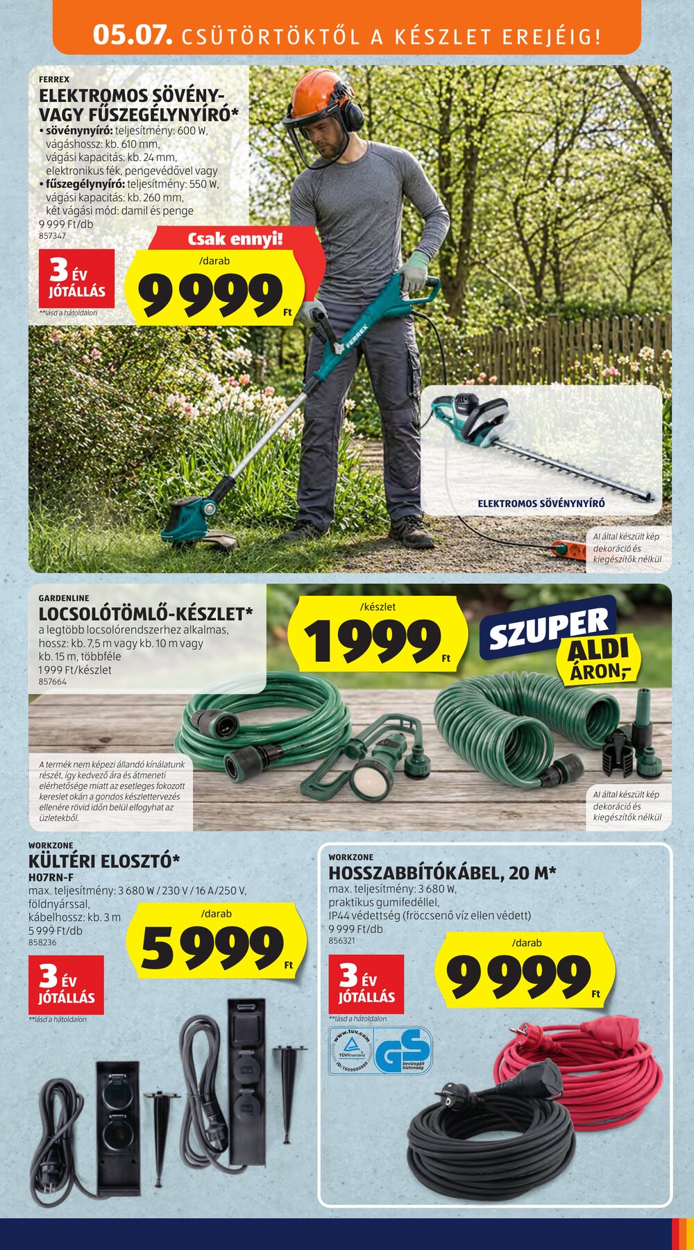 Aldi akciós újság 2026.05.07-től - 3. oldal.