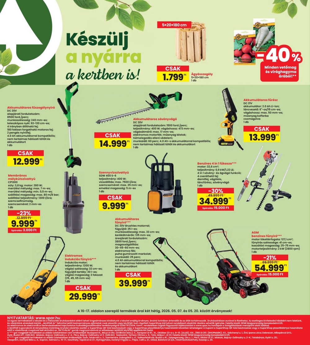 Interspar akciós újság 2026.05.07-től - 16. oldal.