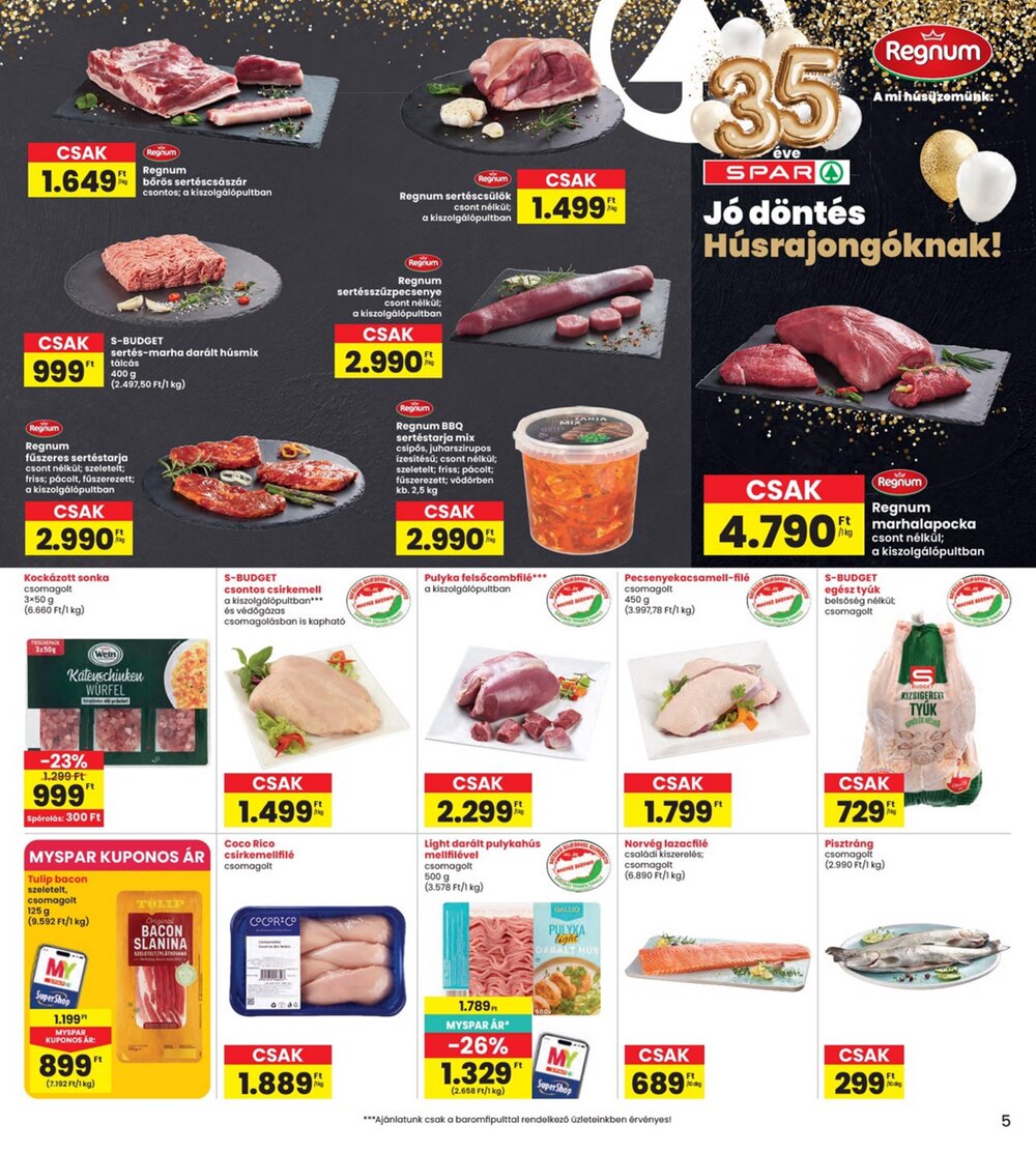 Interspar akciós újság 2026.05.07-től - 5. oldal.