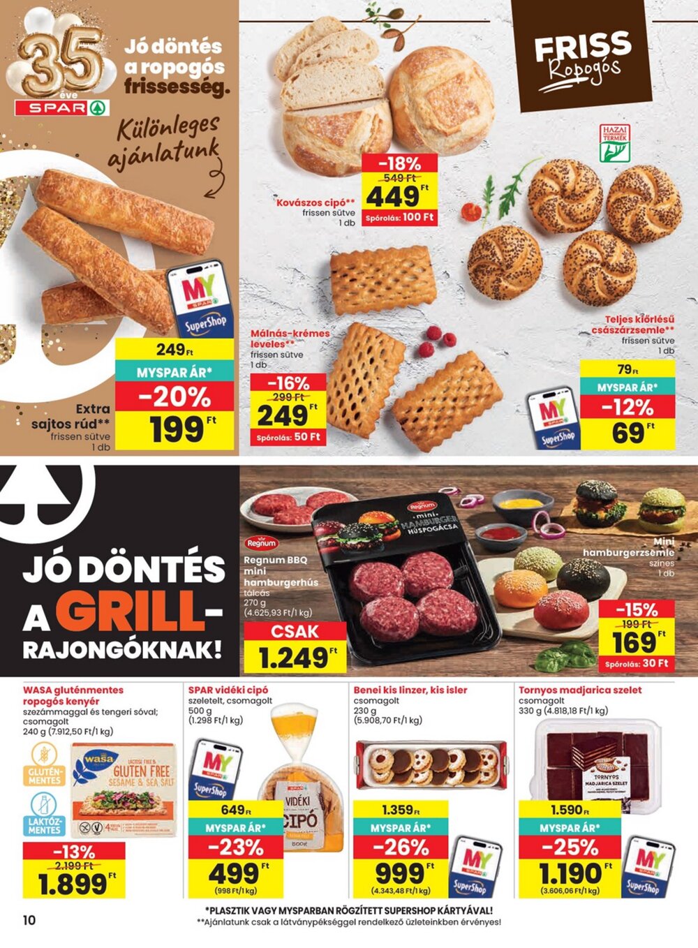 Spar akciós újság 2026.05.07-től - 10. oldal.