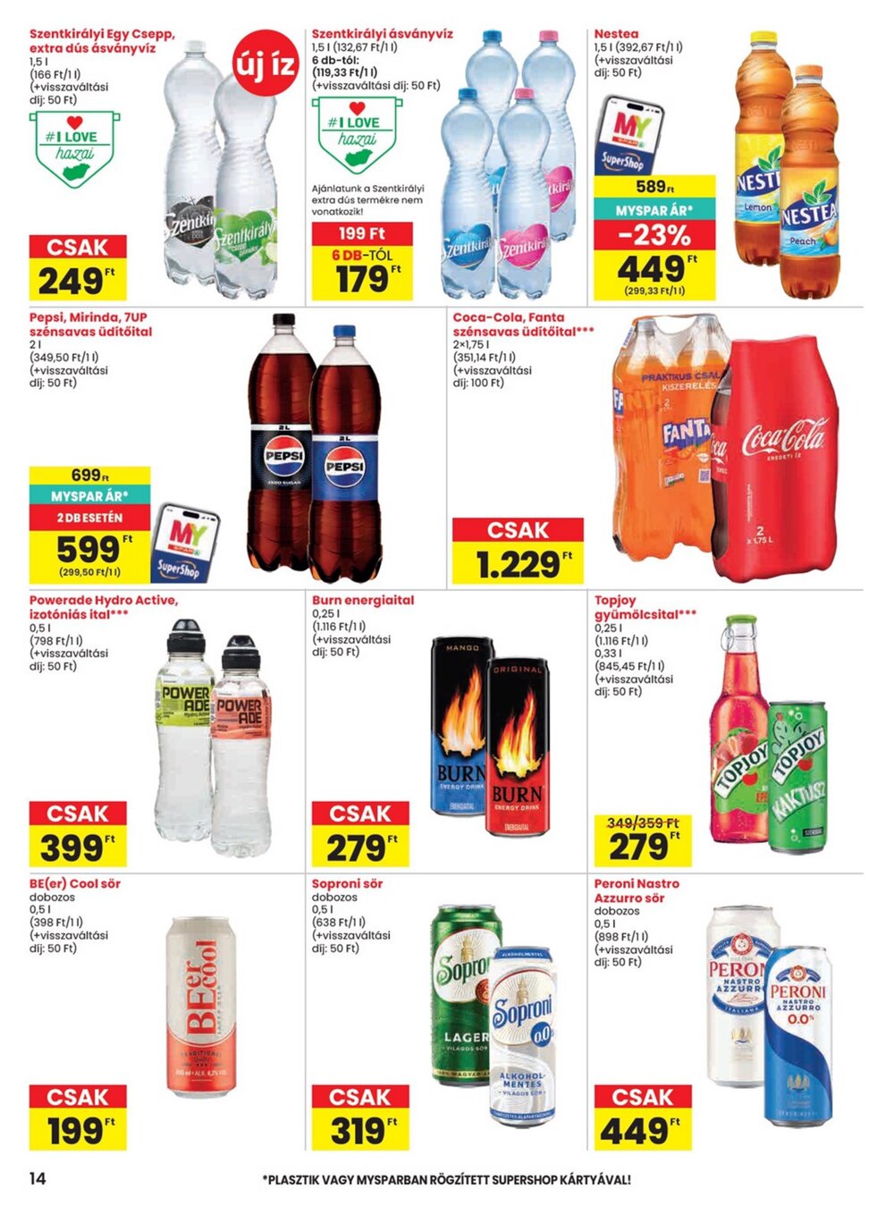 Spar akciós újság 2026.05.07-től - 14. oldal.