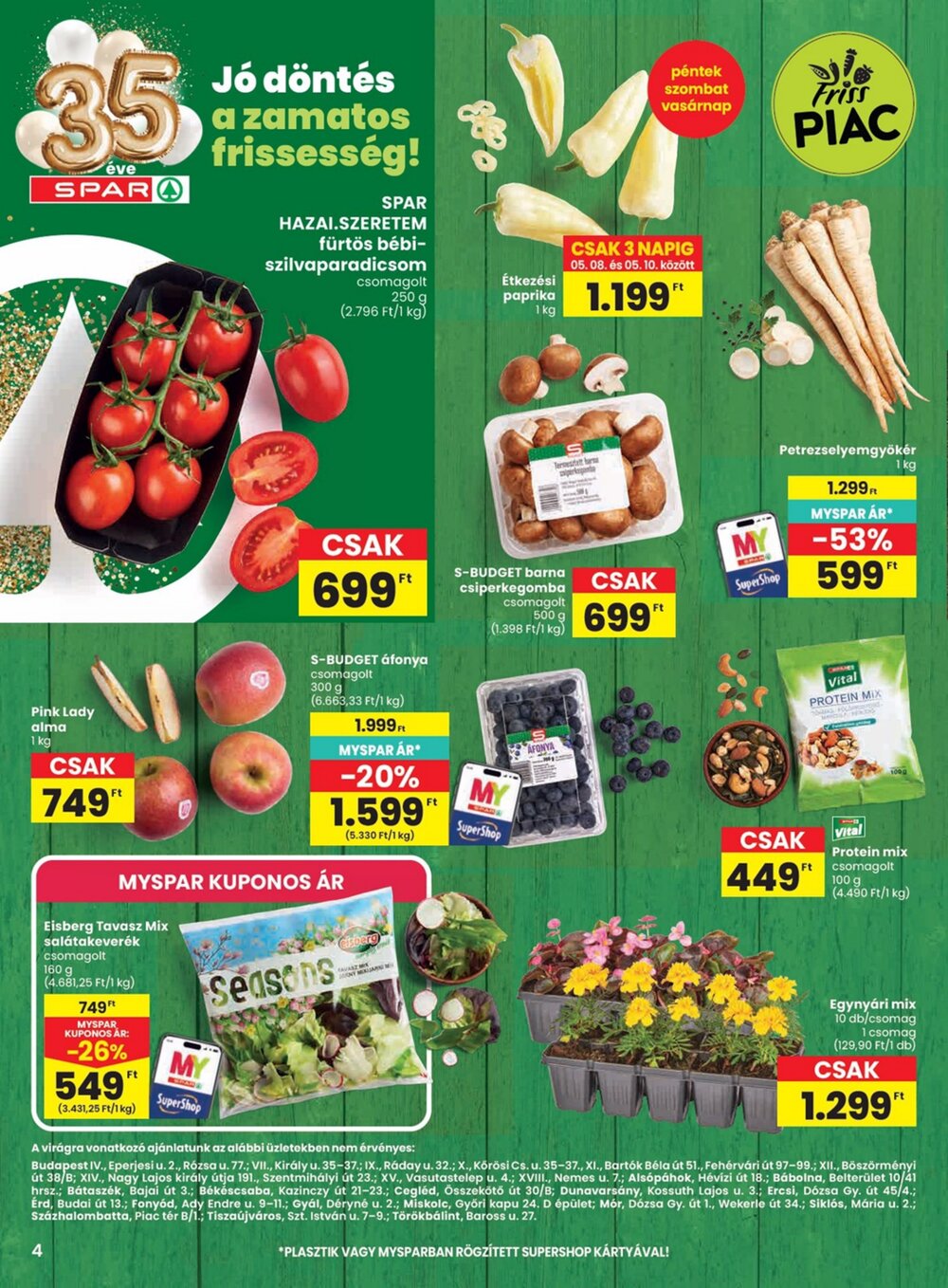 Spar akciós újság 2026.05.07-től - 4. oldal.
