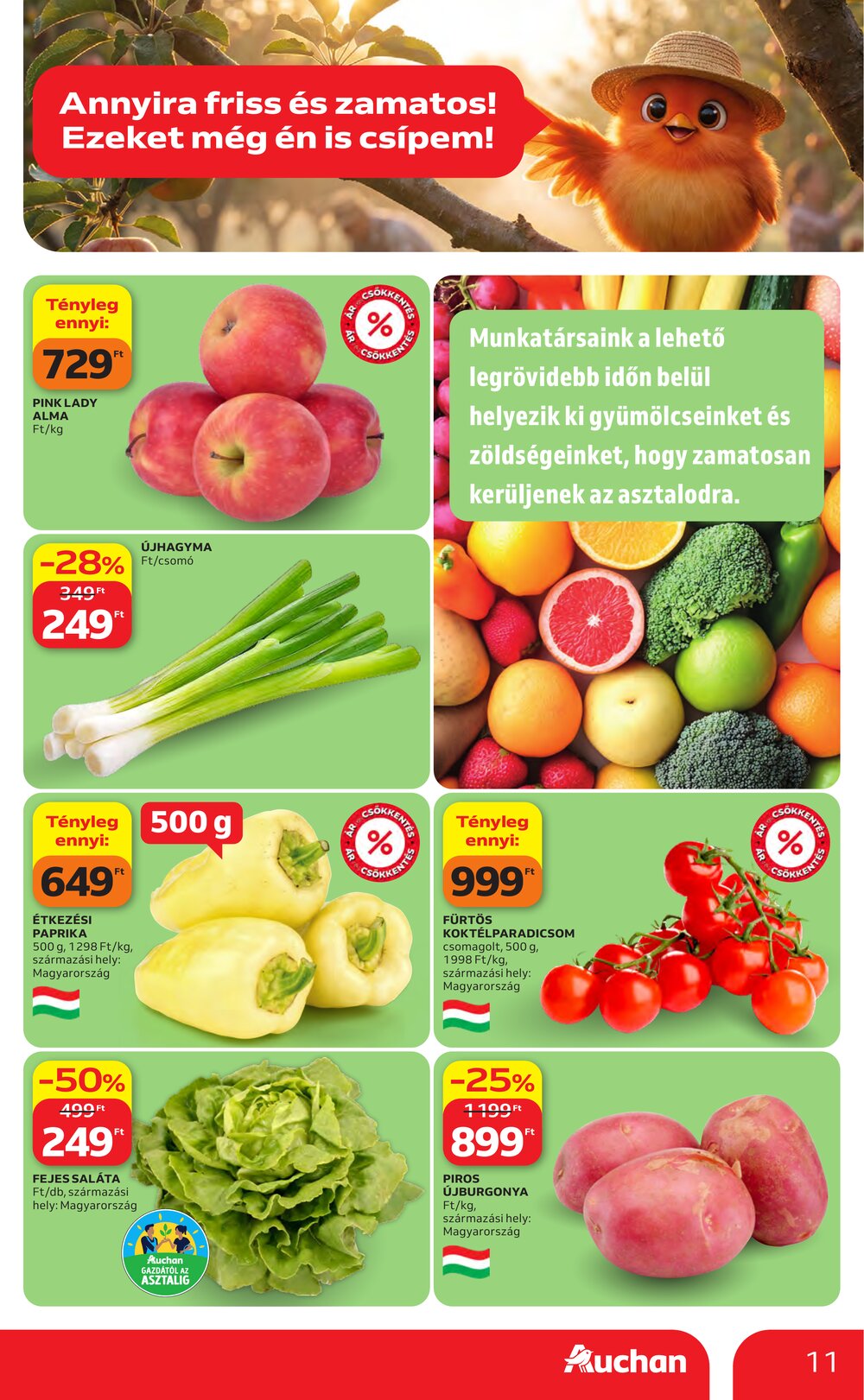 Auchan akciós újság 2026.05.07-től - 11. oldal.