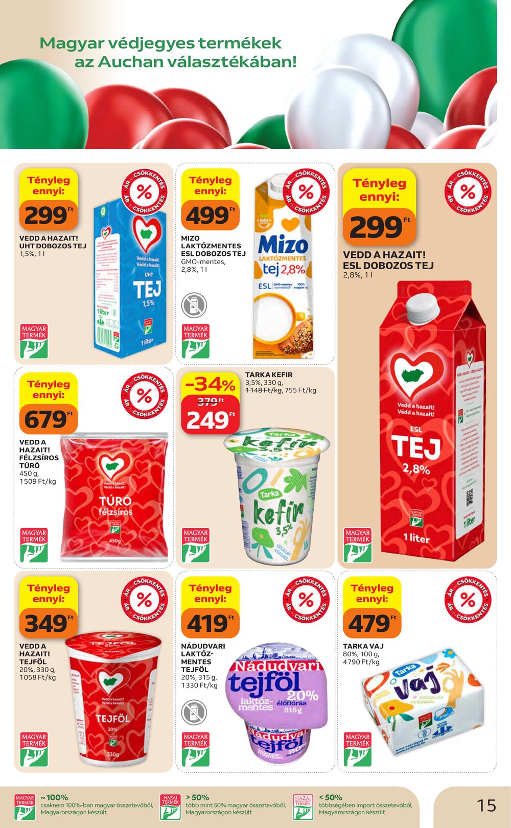 Auchan akciós újság 2026.05.07-től - 15. oldal.