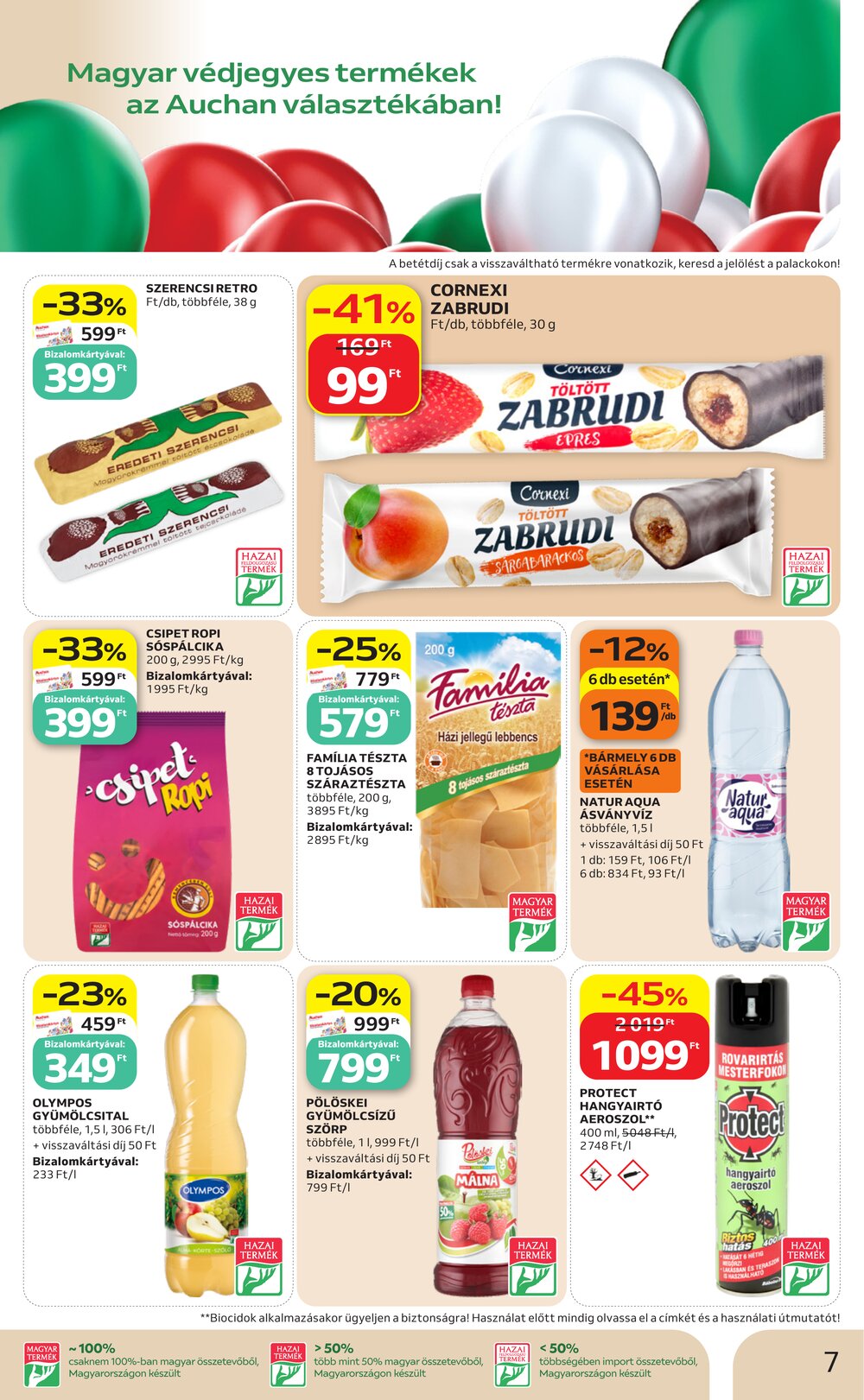Auchan akciós újság 2026.05.07-től - 7. oldal.