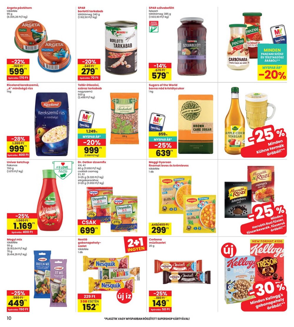Interspar akciós újság 2026.05.07-től - 10. oldal.
