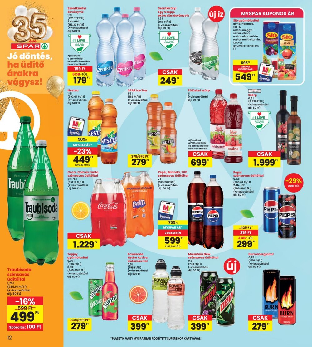 Interspar akciós újság 2026.05.07-től - 12. oldal.