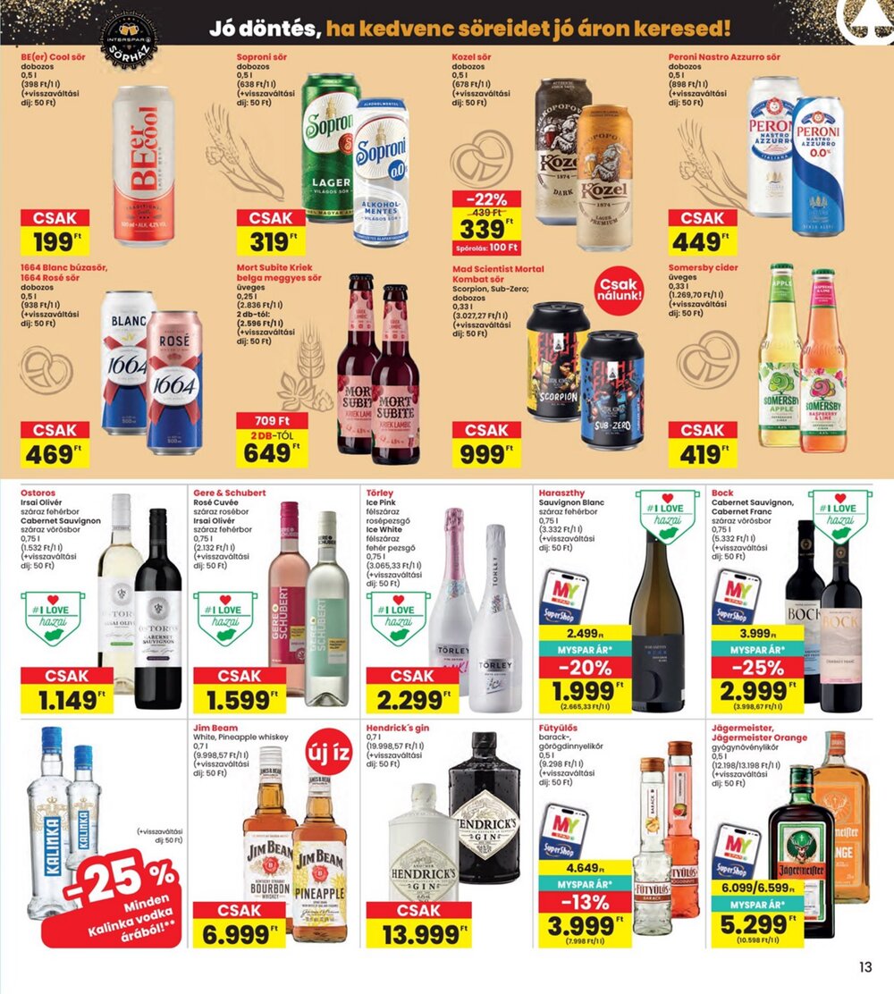 Interspar akciós újság 2026.05.07-től - 13. oldal.