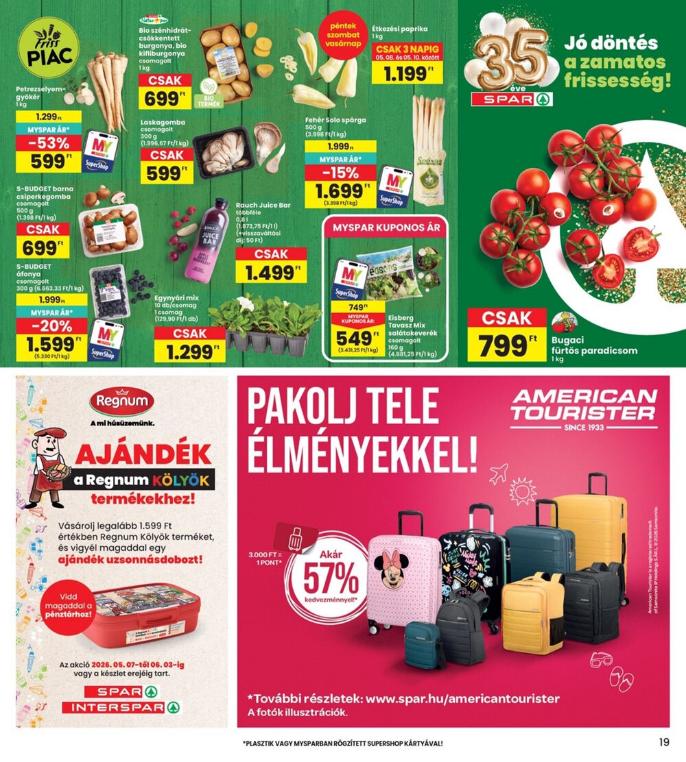 Interspar akciós újság 2026.05.07-től - 19. oldal.