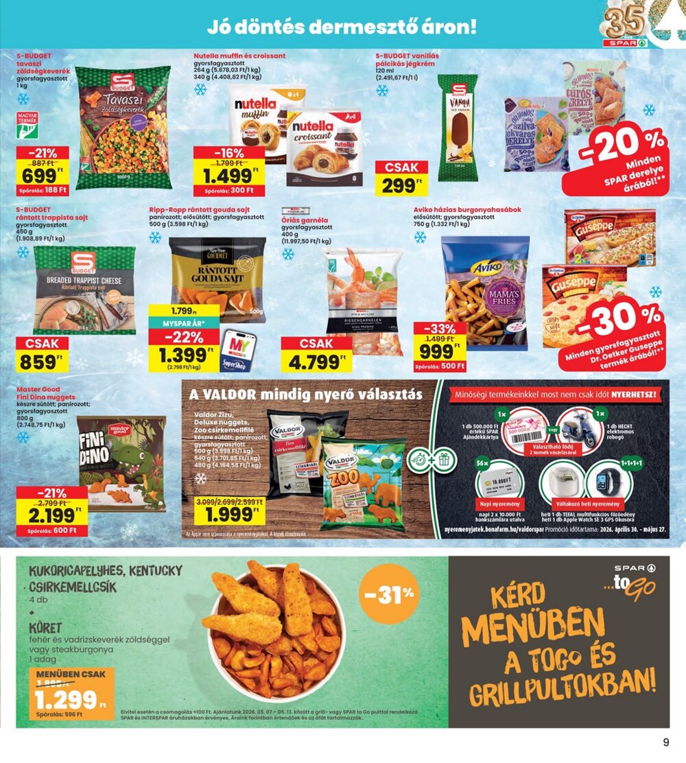 Interspar akciós újság 2026.05.07-től - 9. oldal.