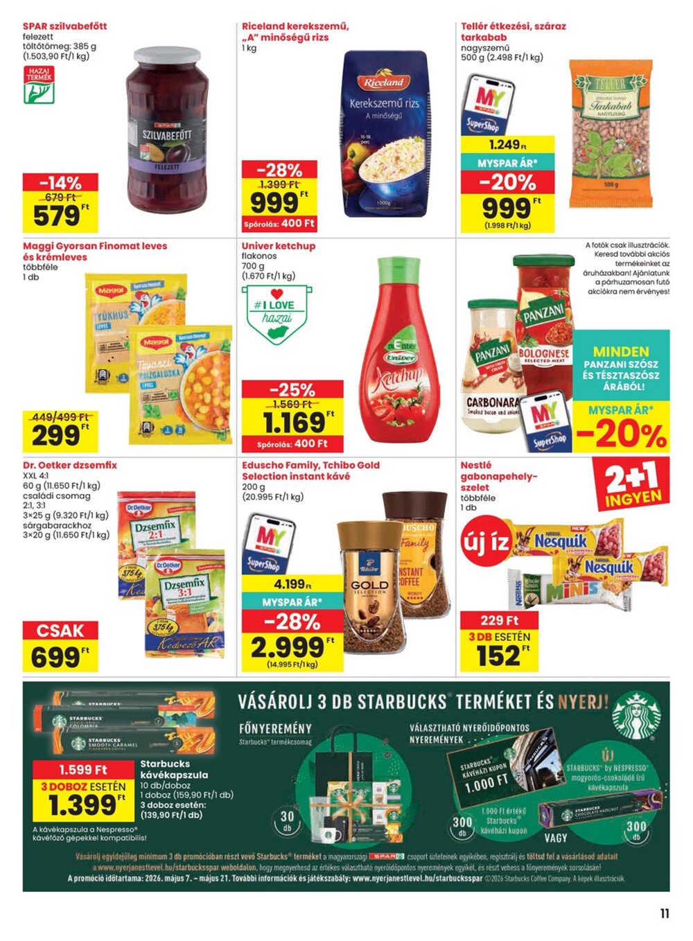 Spar akciós újság 2026.05.07-től - 11. oldal.