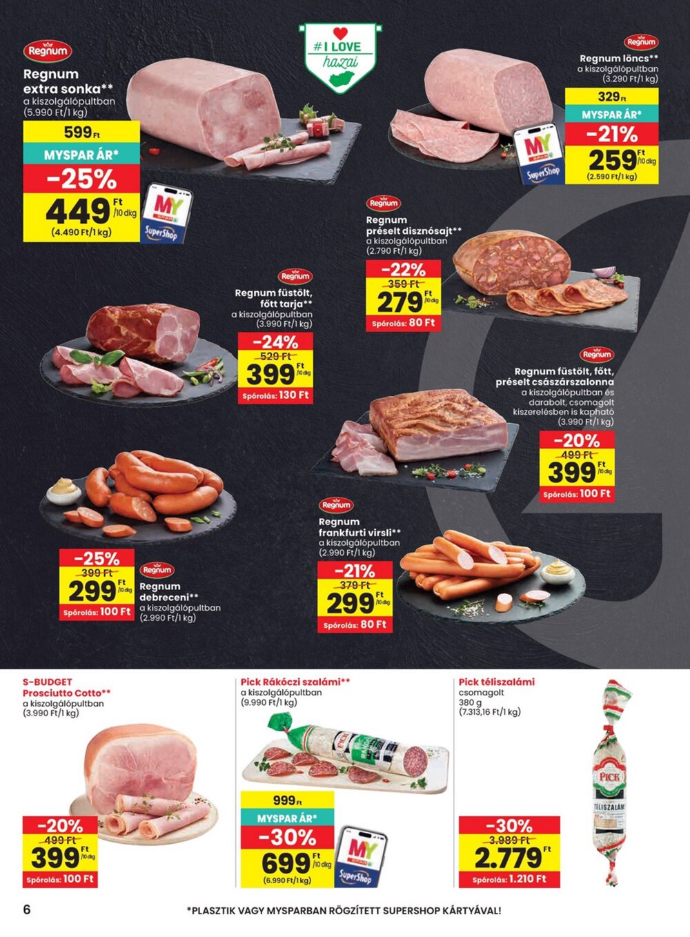Spar akciós újság 2026.05.07-től - 6. oldal.