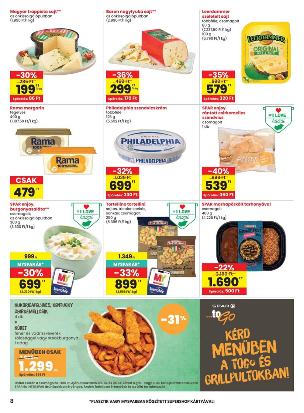 Spar akciós újság 2026.05.07-től - 8. oldal.
