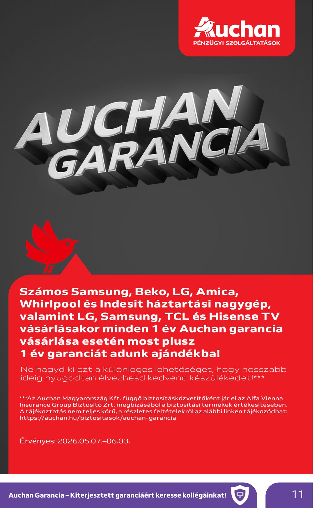 Auchan akciós újság 2026.05.07-től - 11. oldal.