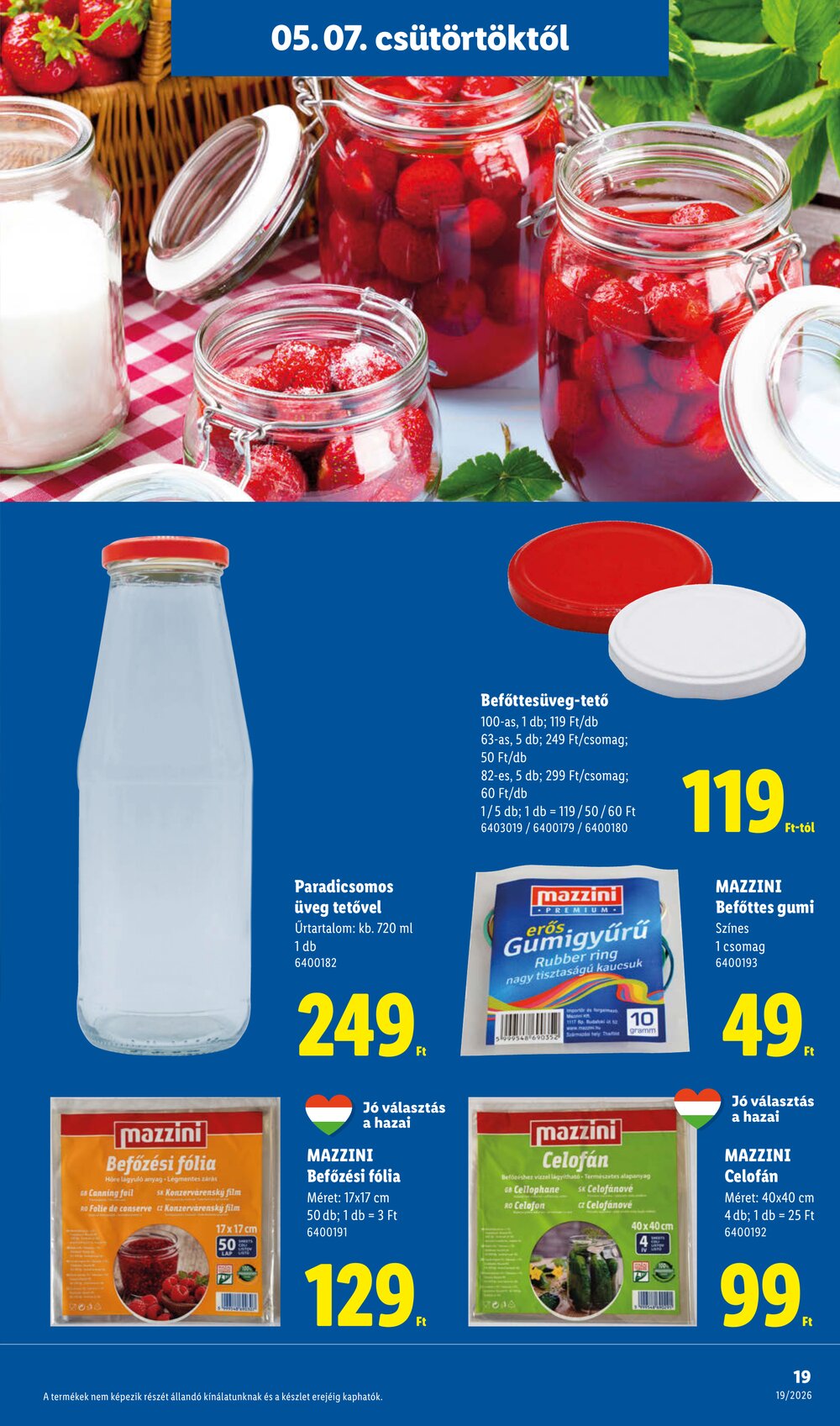Lidl akciós újság 2026.05.07-től - 19. oldal.