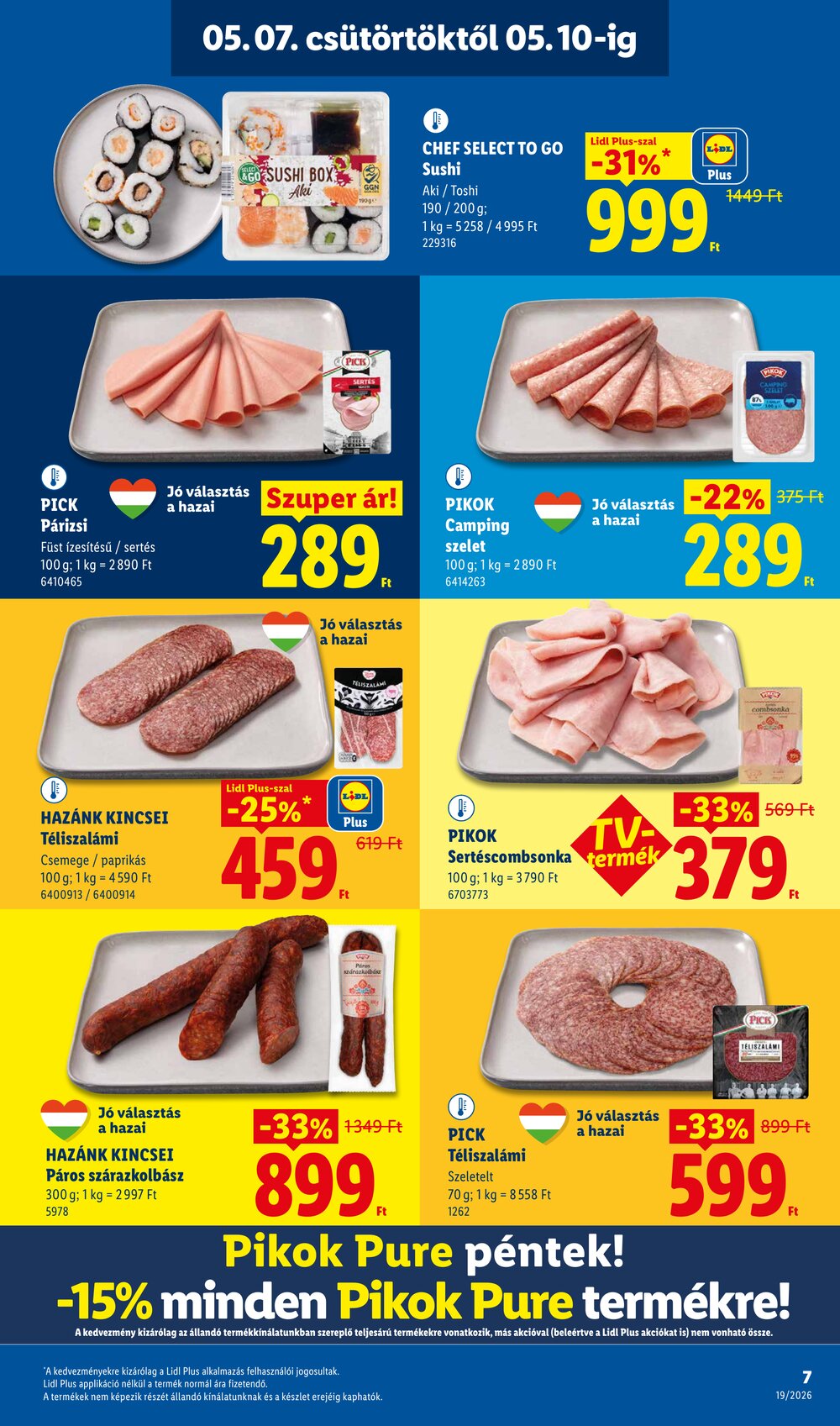 Lidl akciós újság 2026.05.07-től - 7. oldal.