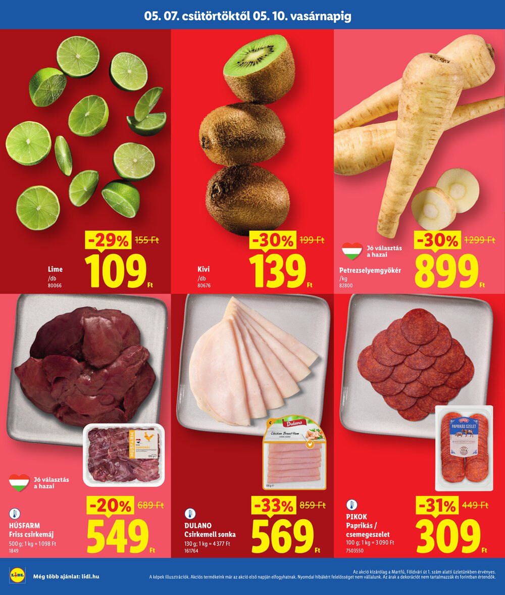 Lidl akciós újság 2026.05.07-től - 2. oldal.