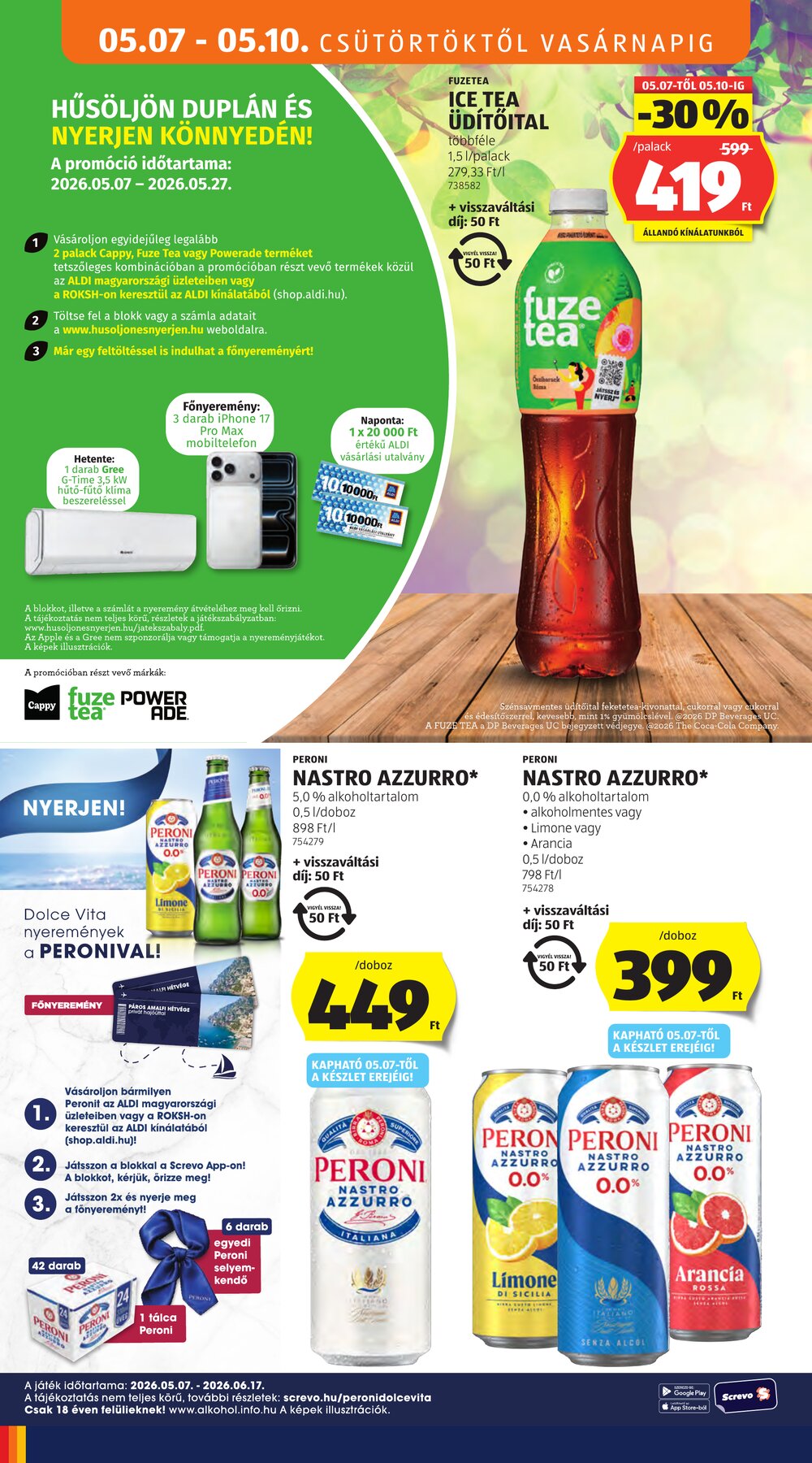 Aldi akciós újság 2026.05.07-től - 16. oldal.
