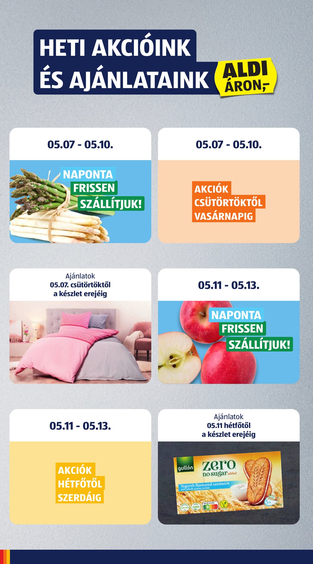 Aldi akciós újság 2026.05.07-től - 4. oldal.