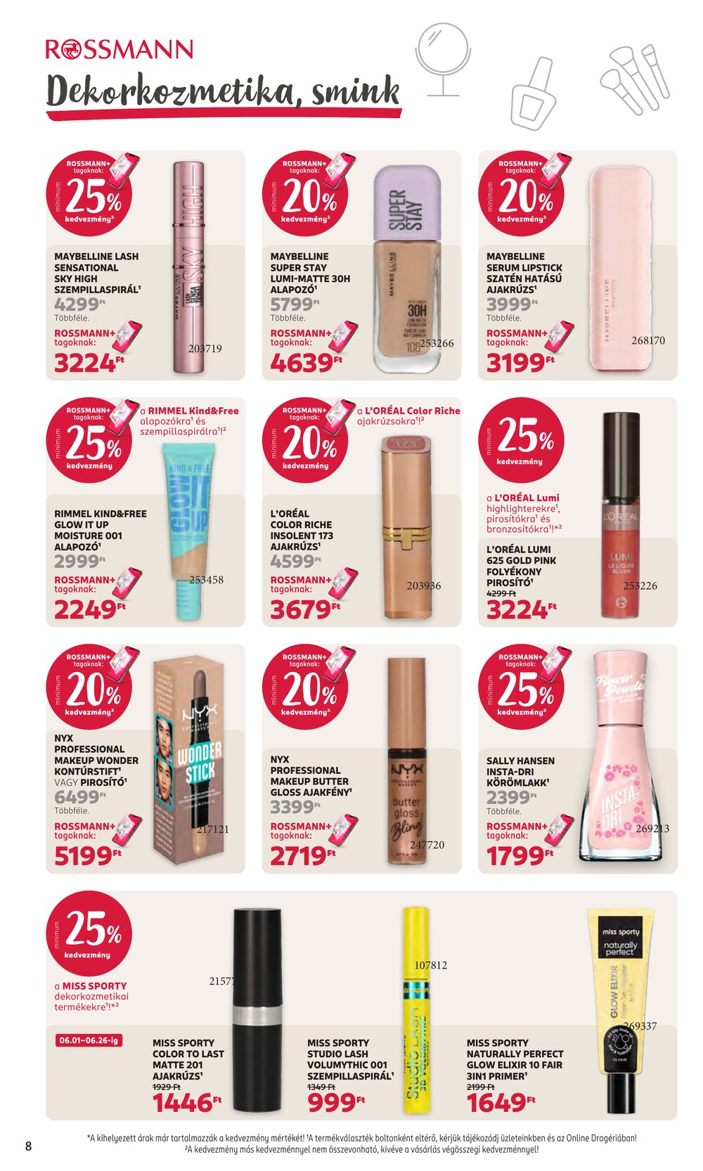 Rossmann akciós újság 2026.06.01-től - 10. oldal.