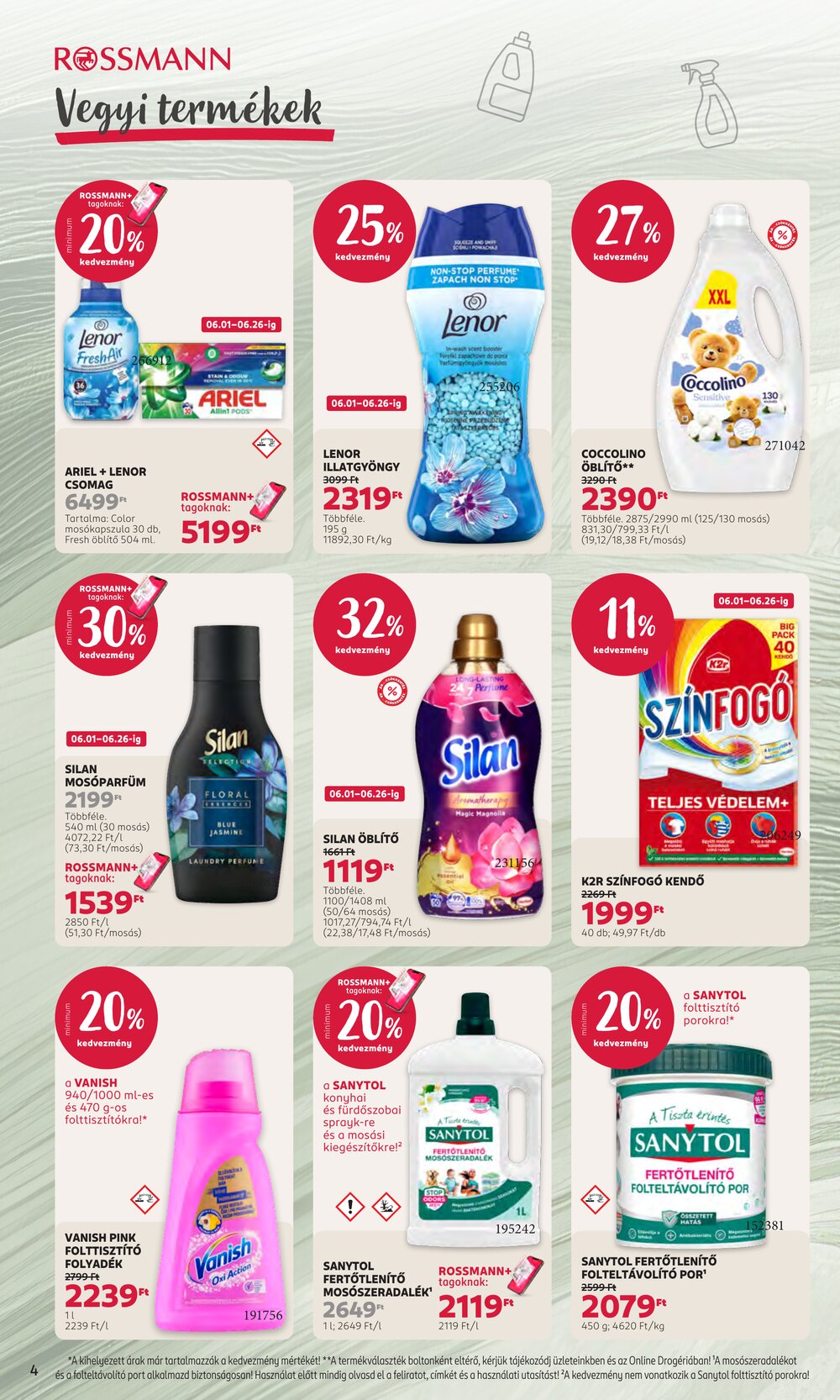 Rossmann akciós újság 2026.06.01-től - 4. oldal.