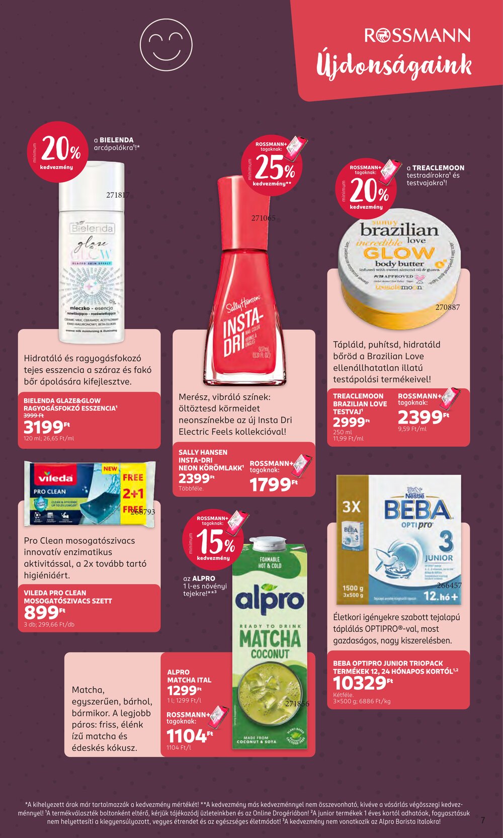 Rossmann akciós újság 2026.06.01-től - 7. oldal.