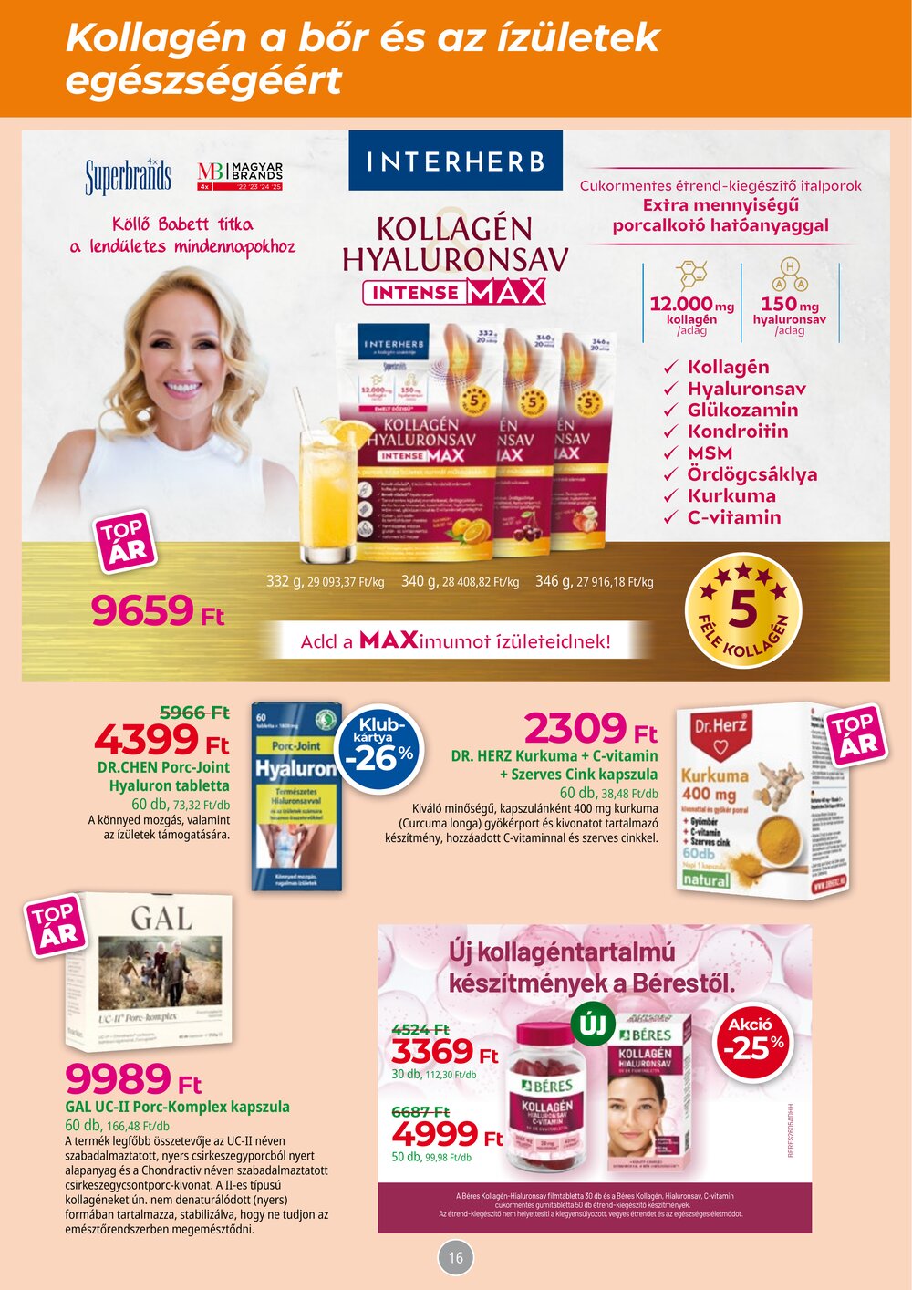 Herbaház akciós újság 2026.06.01-től - 16. oldal.