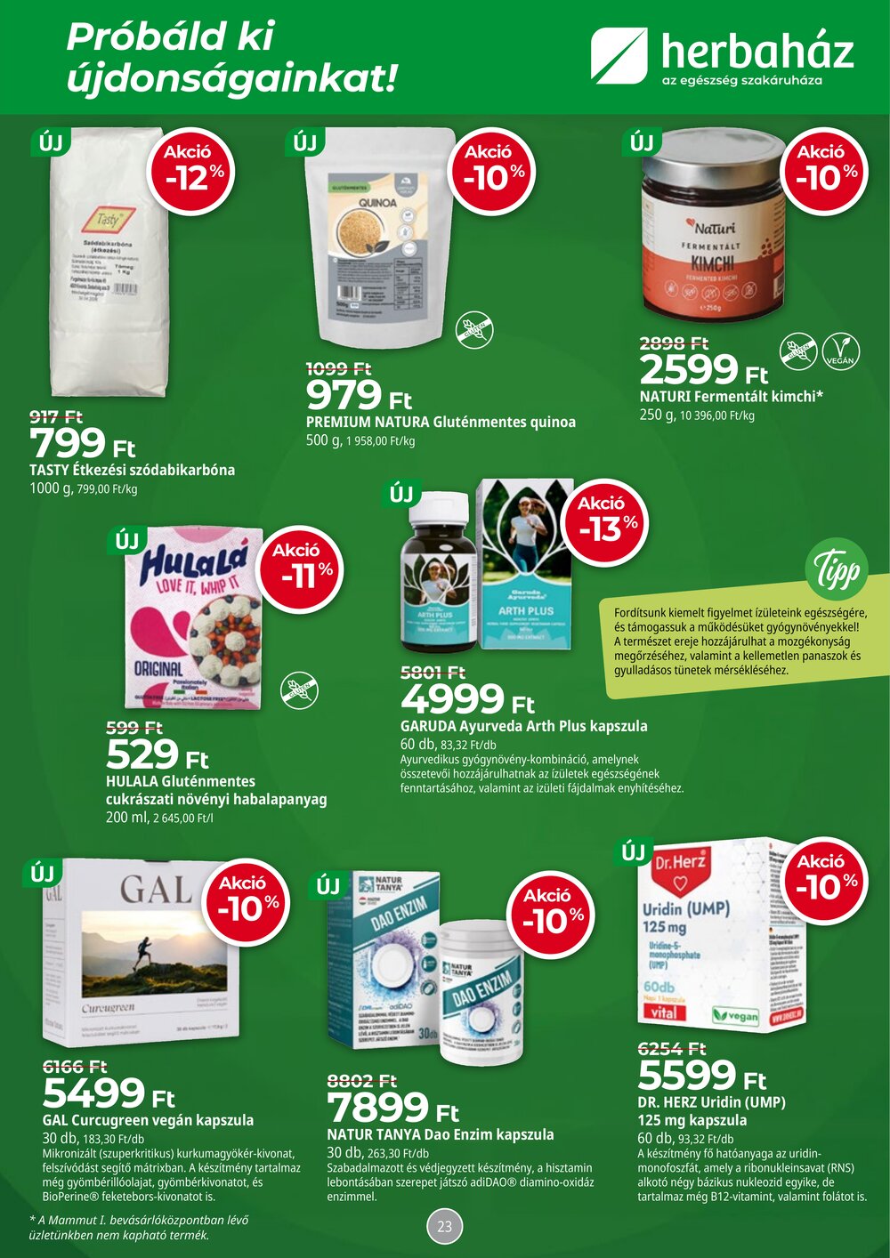 Herbaház akciós újság 2026.06.01-től - 23. oldal.