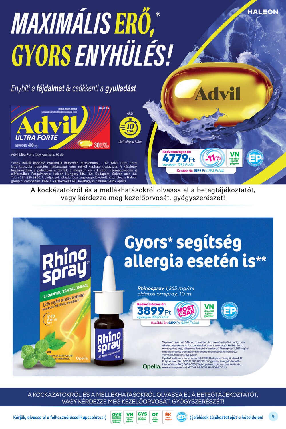 Gyöngy Patikák akciós újság 2026.06.01-től - 9. oldal.
