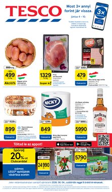 Tesco akciós újság 2026.06.04-től