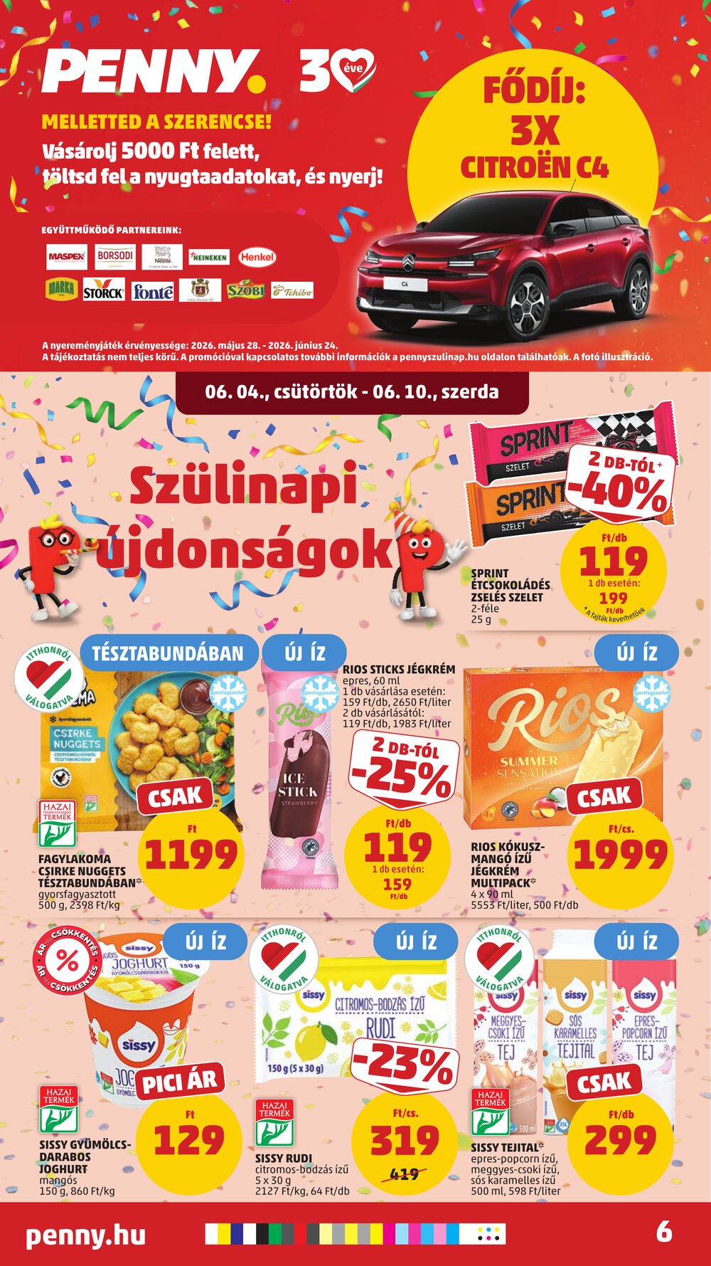 Penny Market akciós újság 2026.06.04-től - 10. oldal.