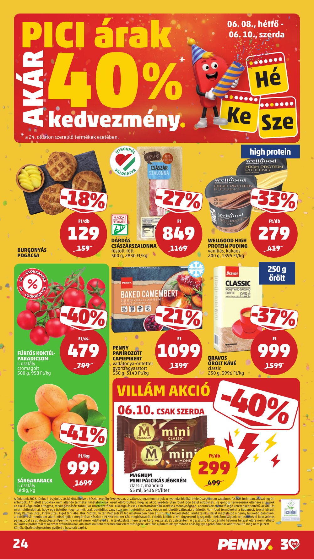 Penny Market akciós újság 2026.06.04-től - 28. oldal.